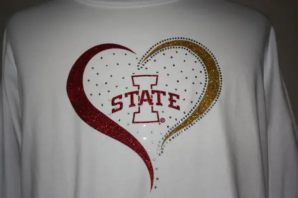 ISU Cyclones Heart w Stones
