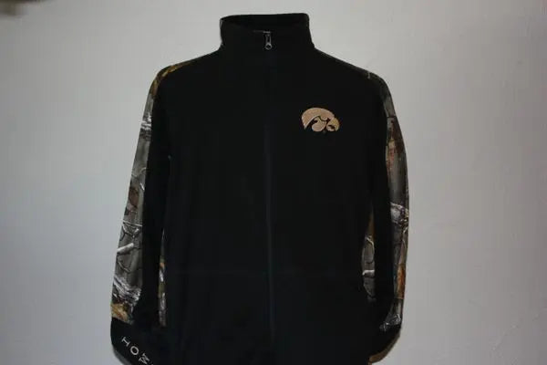 Iowa Hawkeyes Adult Camo Full Zip