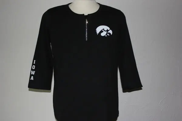 Iowa Hawkeyes Crystal Zip Top