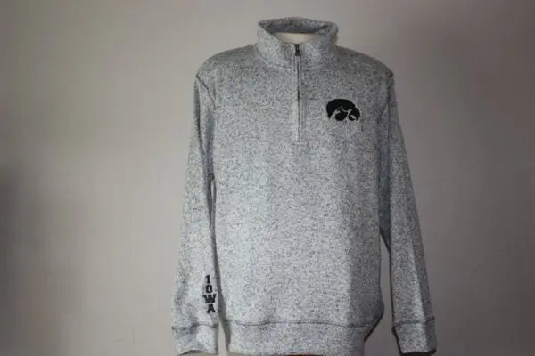 Iowa Hawkeyes Sweater Fleece 1/4 Zip Sweatshirt