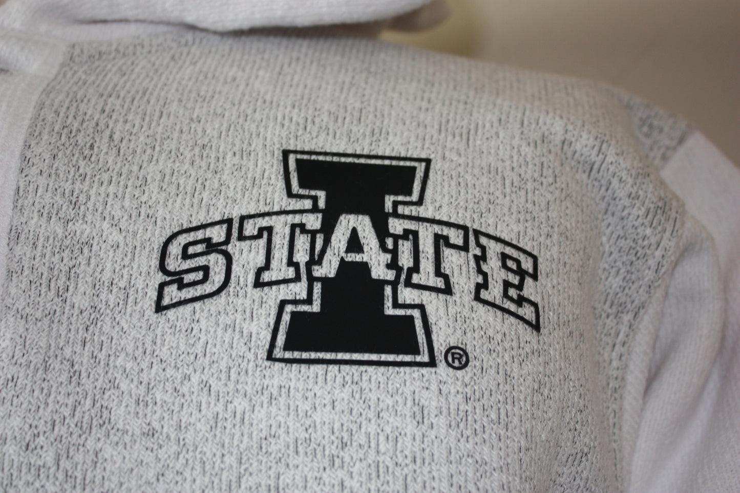 Iowa State Gray & White Hoodie
