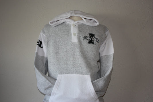 Iowa State Gray & White Hoodie