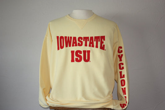 Iowa State Yellow Crew Sweatshirt